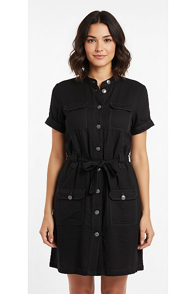 Soyaconcept Košilové  Šaty Černé Vel. XL