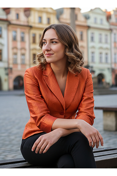 Monnari Letní Dámské Sako Růžové Vel. 36