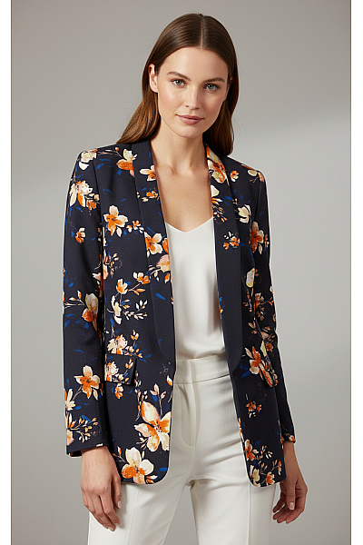 Letní Dámské Sako Modré VERO MODA Vel. 36