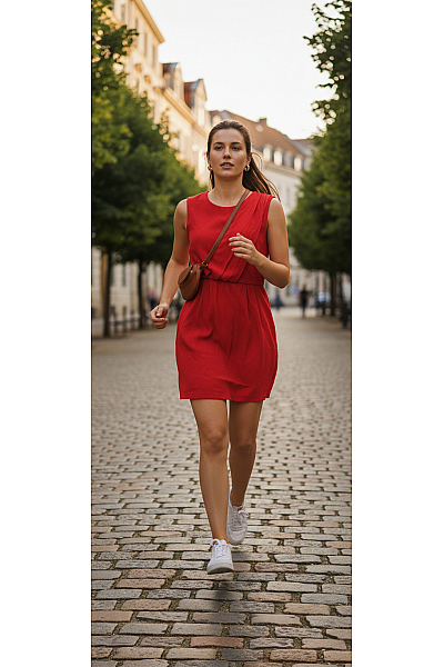 Pouzdrové šaty  Šaty Červené Topshop Vel. 38