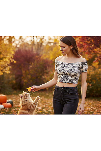 Dámské Top Barevný Bershka Vel.  XS