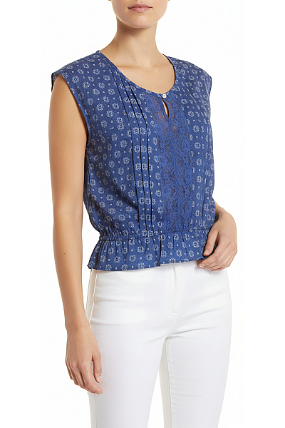 Halenka Modrá Gina Tricot Vel. 34