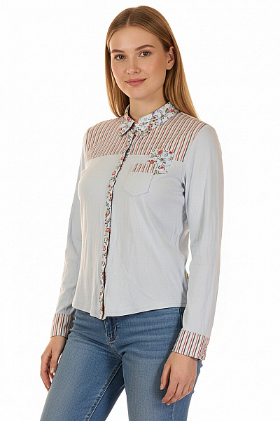 Letní Dámská Košile Modrá CECIL Second Hand Vel. M