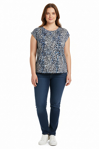 Esprit Vzorovaná  Halenka Barevná Vel. L