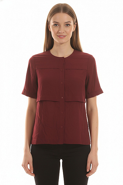 French Connection Dámská Košile Vínová Vel. 38