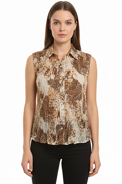 Letní Dámská Košile Barevná Vel. 40