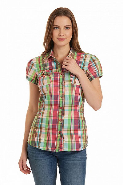 Next Kostkovaná Dámská Košile Barevná Second Hand