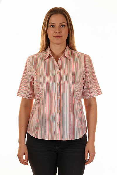 Dámská Košile Růžová Vel. 40