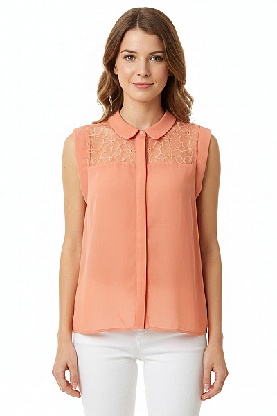  Halenka Jednobarevná Růžová Vel. S