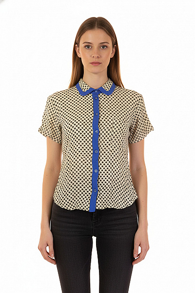 Dámská Košile Béžová Vel. 36