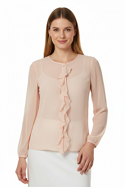 Dámská Košile Růžová ZARA Second Hand Vel. XS