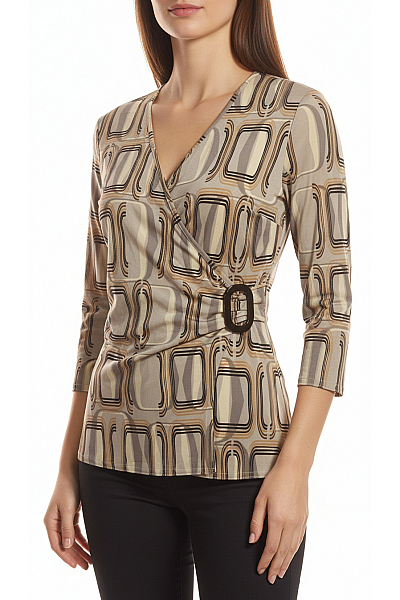 Vzorovaná  Halenka Šedá Marks & Spencer Vel. 43