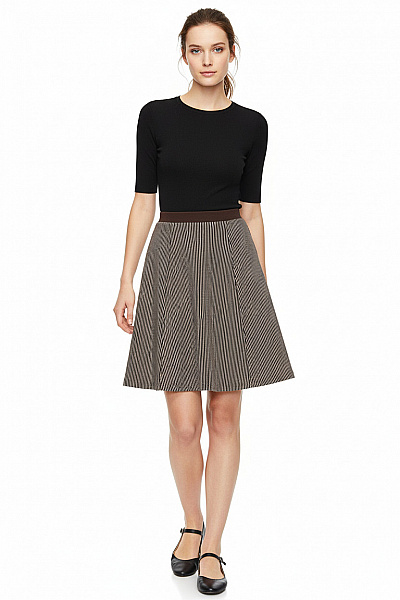 Bershka Sukně Černobílá Second Hand Vel.  M