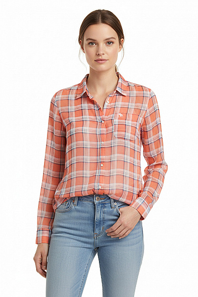 Abercrombie&Fitch Dámská Košile Růžová Vel. S