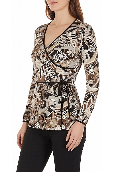 Miss Etam Dámské Tričko Hnědé Vel. L