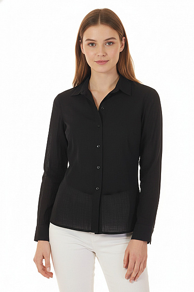 Marks & Spencer Dámská Košile Černá Vel. 38