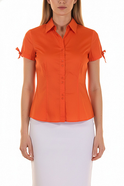 Letní Dámská Košile Oranžová COMMA Vel. 38
