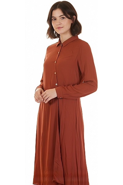 Šaty Hnědé ZARA Vel. M