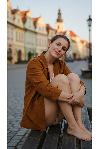 Dámské Sako Hnědý ZARA Second Hand Vel. M
