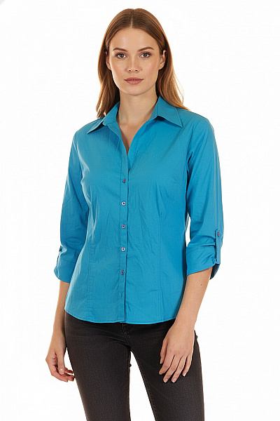 Letní Dámská Košile Modrá Tara M Vel. 40