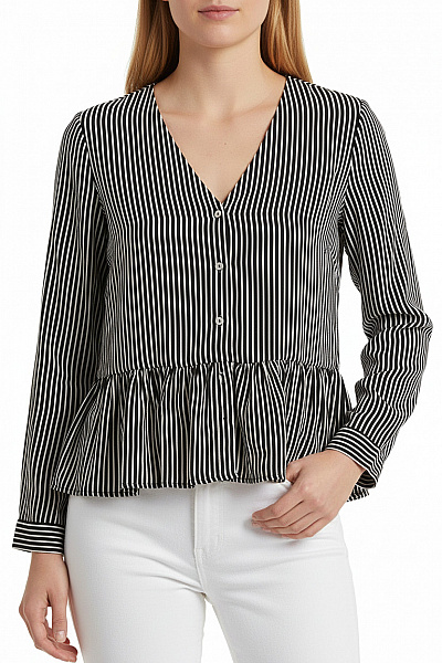 ZARA Dámská Košile Černobílá Vel.  S