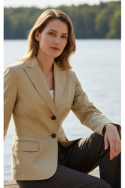 Barbour Společenské Dámské Sako Béžové Vel.  38