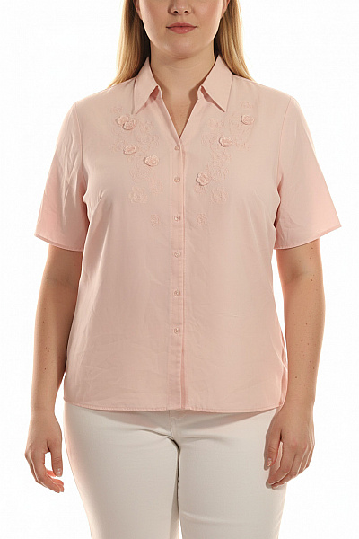 Marks & Spencer Vzorovaná Dámská Košile Růžová Vel. 22