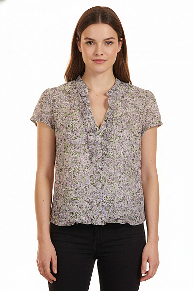 Letní Dámská Košile Barevná ZARA Second Hand Vel.  L