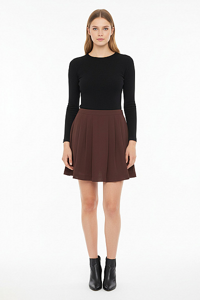  Sukně áčková Hnědá Vel. 44