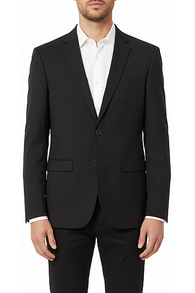 Pánské Sako Černé JACK & JONES Vel. 54