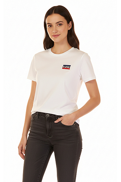 LEVIS Dámské Tričko S Potiskem Bílé Vel. S