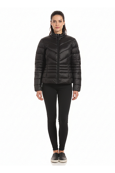 VERO MODA Prošívaná Dámská Bunda Černá Vel.  S