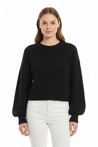 VERO MODA Dámský Svetr Černý Vel.  S