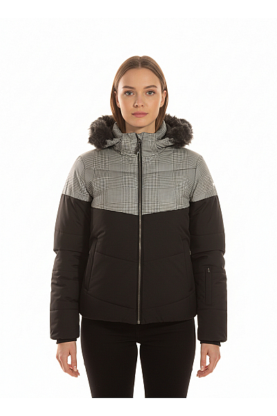 ALPINE PRO Dámská Bunda Černobílá Vel. L