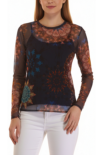 DESIGUAL Halenka Barevná Vel.  XL