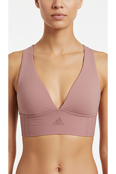 ADIDAS Sportovní Podprsenka Polyamidová Fialová