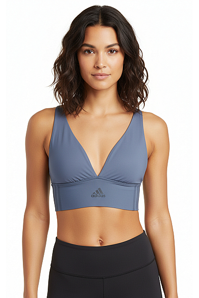 Sportovní Podprsenka Polyamidová Modrá ADIDAS