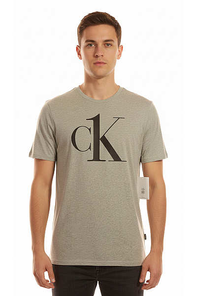 Pánské Tričko Šedé Calvin Klein