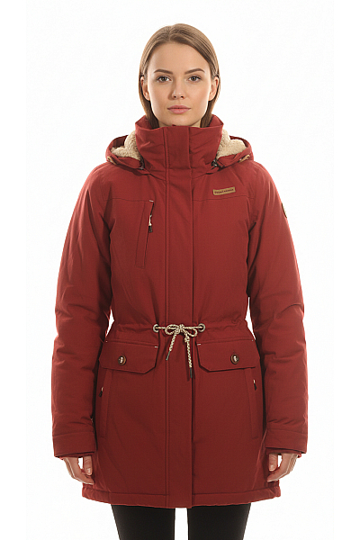Zimní Dámská Bunda Oranžová ALPINE PRO Outlet Vel. XS