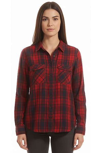 Pepe Jeans Kostkovaná Dámská Košile Červená Vel. XS