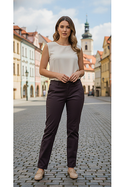 JACK & JONES Dámské Kalhoty Modré Second Hand