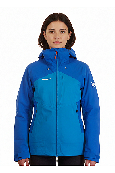 Sportovní Dámská Bunda Modrá MAMMUT Vel. S