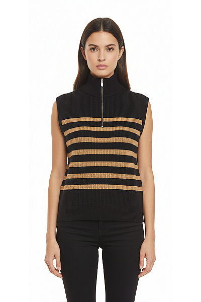 Dámská Vesta Černá Outlet Vel. 40