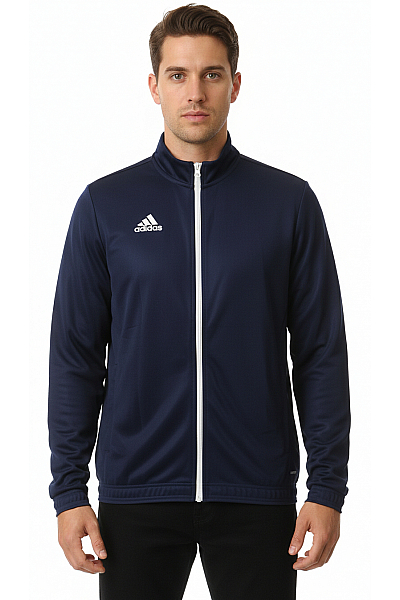 Sportovní Pánská Mikina Bez Kapuce Polyesterová Modrá ADIDAS