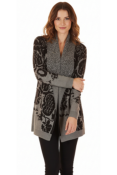 Dámský Cardigan Šedý DESIGUAL Vel.  S