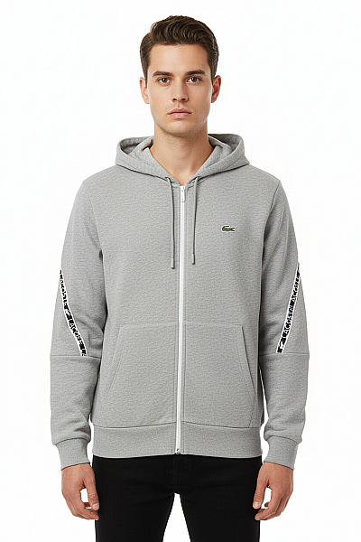 LACOSTE Pánská Mikina Šedá Vel. M