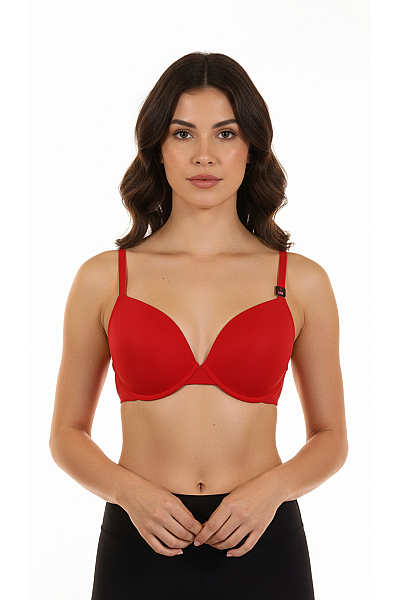 La Senza  Podprsenka Bavlněná Červená Outlet