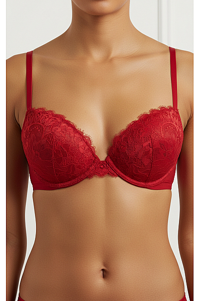 La Senza  Podprsenka Polyesterová Vínová Outlet