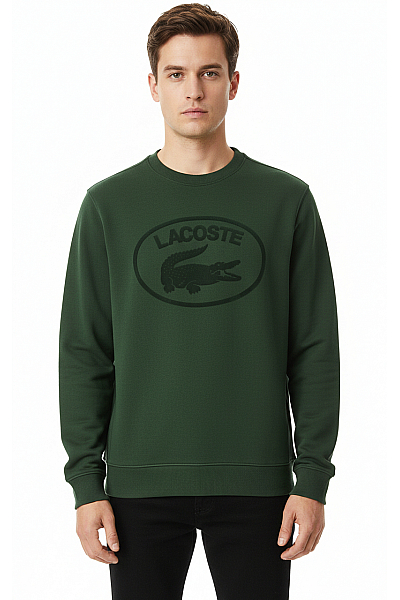 LACOSTE Pánská Mikina Zelená
