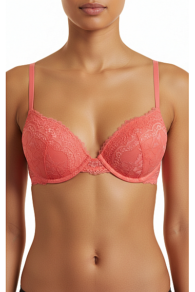 La Senza  Podprsenka Polyamidová Růžová Outlet